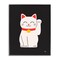 Stupell Industries Maneki Neko Lucky Cat Framed Giclee Wall Art Design by Jessica Beck